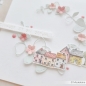 Preview: Feine Häuserreihe mit Blumen, Designpapier - Alexandra Renke