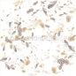 Preview: Flauschiger Federwirbel Braun-Beige, Designpapier - Alexandra Renke