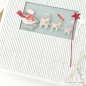 Preview: Zarte Streifen Elegant Blau, Designpapier - Alexandra Renke
