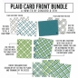 Preview: Plaid Card Front Thick, Stanze - Concord & 9th