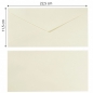 Preview: Kuverts 11,5 x 22,5 cm, Ivory - Vaessen
