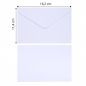 Preview: Kuverts 11,4 x 16,2 cm, Weiss - Vaessen