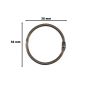 Preview: Buchbinderinge 3,8 cm, Kupfer - Vaessen