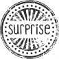 Preview: Surprise, Holzstempel rund - Heyda