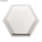 Preview: Kerzenständer Hexagon, Silikongießform - Rayher