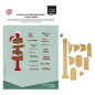 Preview: Christmas Village - Northpole Signs, Stempel- & Stanzenset - Vaessen Creative
