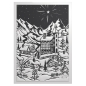 Preview: A Very Festive Fayre Winter Village, 3D Embossing Folder - Tonic Studios