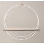 Preview: Deko Ringe mit Holzboard - Rayher