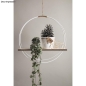 Preview: Deko Ringe mit Holzboard - Rayher