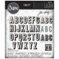 Preview: Alphanumeric Shadow Upper, Stanze - Sizzix