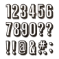Preview: Alphanumeric Shadow Numbers, Stanze - Sizzix