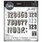 Preview: Alphanumeric Shadow Numbers, Stanze - Sizzix