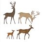 Preview: Darling Deer, Stanze - Sizzix