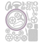 Preview: Vault Watch Gears, Stanze - Sizzix