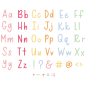 Preview: Simple Letters Thinlits, Stanze - Sizzix (Tim Holtz)