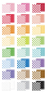 Preview: Candy Stripe-Sprinkles Rainbow Petite Prints 6x8 Paperpad - Doodlebug