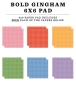 Preview: Gingham Bold 6x6 Paperpad - Echo Park