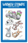 Preview: Funny Bunnies, Clearstamps - Whimsy Stamps