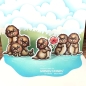 Preview: Otter Variety 2, Clearstamps - Whimsy Stamps