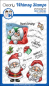 Preview: Santa and Friends, Clearstamps - Whimsy Stamps