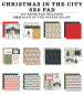 Preview: Christmas in the City, 6x6 Paperpad - Carta Bella