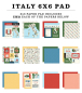 Preview: Italy, 6x6 Paperpad - Carta Bella