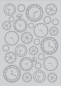 Preview: Cogs of Time, 2D Embossing Folder - Crafter's Companion