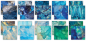 Preview: Ink Drops Ocean #2 12x12 Paper Pad - Craft Consortium