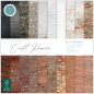 Preview: Brick Textures #2 12x12 Paper Pad - Craft Consortium