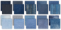 Preview: Denim Textures 12x12 Paper Pad - Craft Consortium