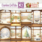 Preview: Christmas Animals #01, 8x8 Paperpad - Creatief Art