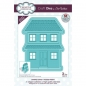 Preview: Shaped Card House Front, Stanze - Creative Expressions