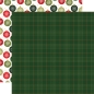 Preview: Christmas Joy - Christmas Time Tartan, Designpapier - Echo Park Paper