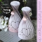 Preview: Marinas Licht mit Herz 15 cm, Stanze - Farbton Papier
