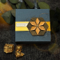 Preview: Hexagon Sterne, Stanze  - Farbton Papier