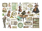 Preview: Symphony, Ephemera - Stamperia