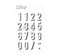Preview: Numbers Gilmo Big Shadow, Clearstamp - DLS Design