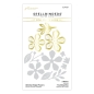 Preview: Glimmer Edge Flowers, Hot Foil Plate - Spellbinders