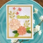 Preview: Glimmer Edge Flowers, Hot Foil Plate - Spellbinders