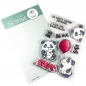 Preview: Lovely Pandas, Stempel- und Stanzenset - Gerda Steiner Designs