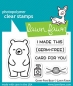 Preview: Germ-Free Bear, Clearstamp - Lawn Fawn