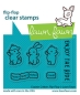 Preview: Coaster Critters Flip-Flop, Clearstamp - Lawn Fawn