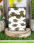Preview: Graduation Caps Background, Schablone - Lawn Fawn