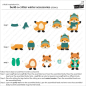 Preview: Build-A-Critter Winter Accessories, Stanze - Lawn Fawn