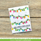 Preview: String of Lights Background, Schablone - Lawn Fawn