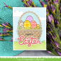 Preview: Stamp'n Stencil Easter Eggs, Clearstamp & Schablone - Lawn Fawn