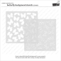 Preview: Butterfly Background Clippings, Schablone - Lawn Fawn