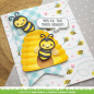 Preview: Bee Happy Background, Schablone - Lawn Fawn
