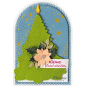 Preview: Creatables Candle Christmas Tree Large, Stanze - Marianne Design