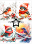 Preview: Christmas Birds A6 Paperpack - Paper Favourites